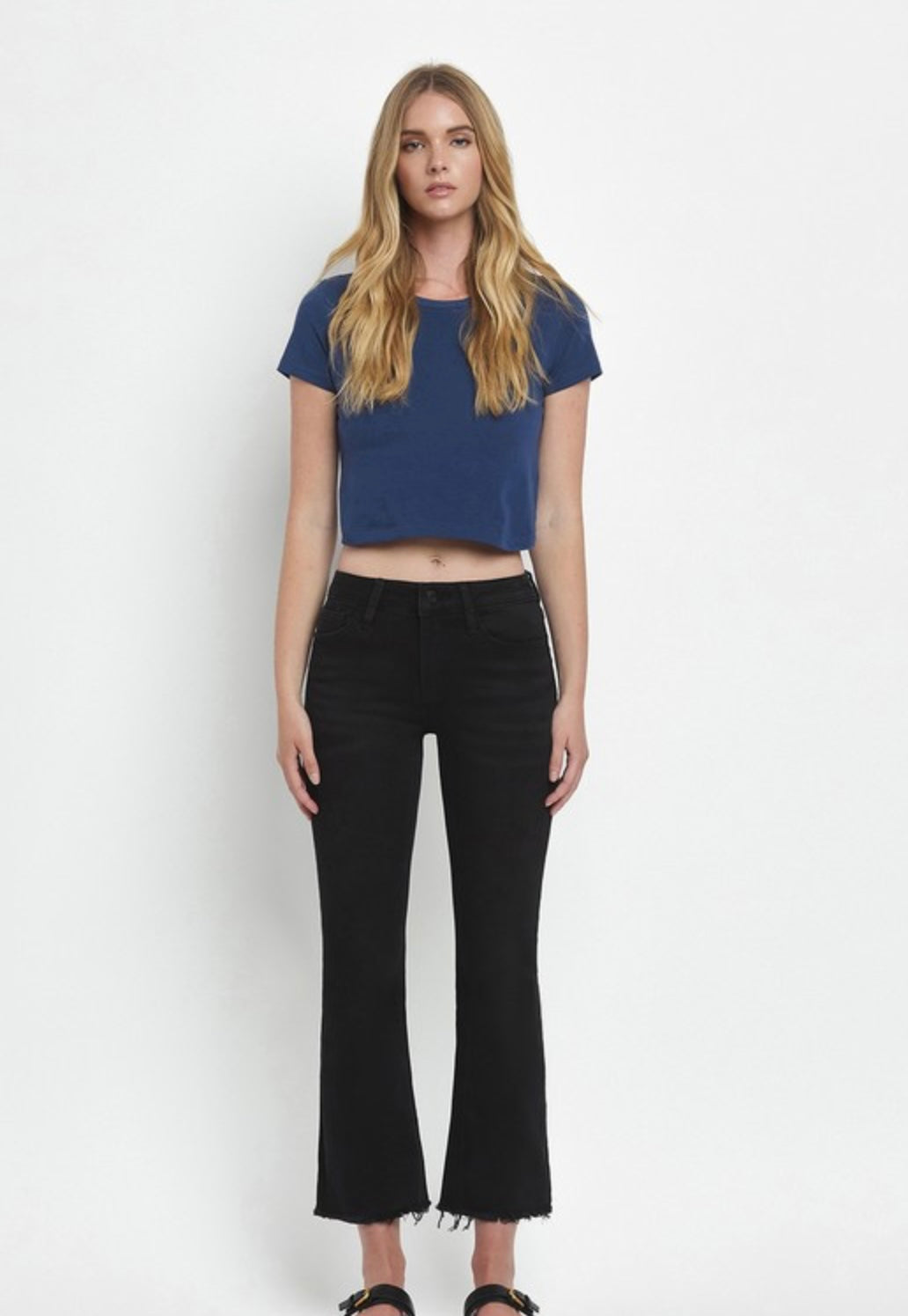 Grandeur Crop Flare Jean