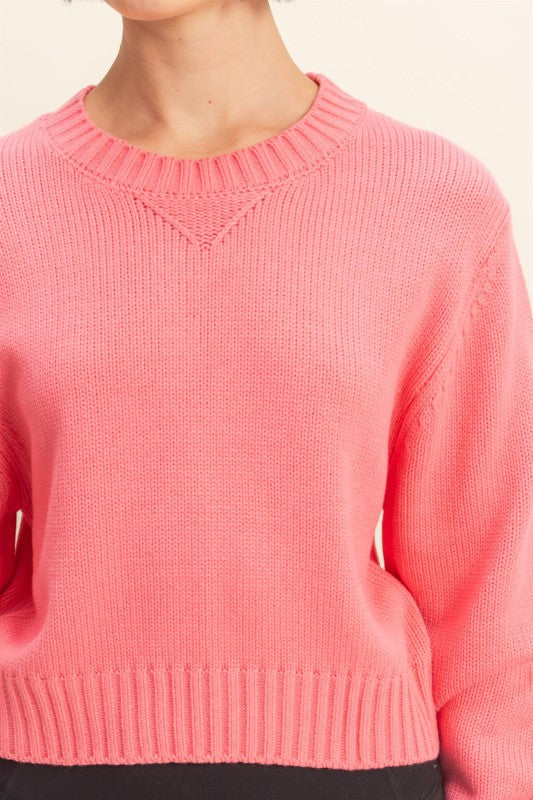 Cropped Classic Sweater