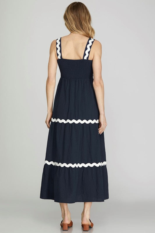 Ric-Rac Midi Dress