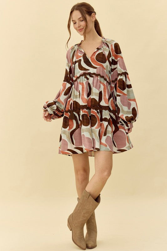 Flowy Abstract Dress