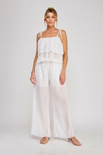 Textured Pleat Top
