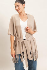 Fringe Kimono Sweater