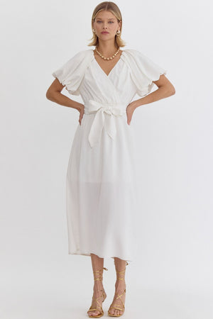 Bow Midi Dress