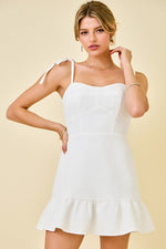 White Tweed Dress