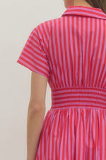 Peppy Stripe Midi