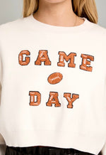 White Game Day Sweater