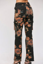 Floral Cargo Jeans