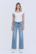 Low Rise Distressed Jeans