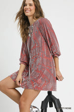 Velvet Burnout Dress