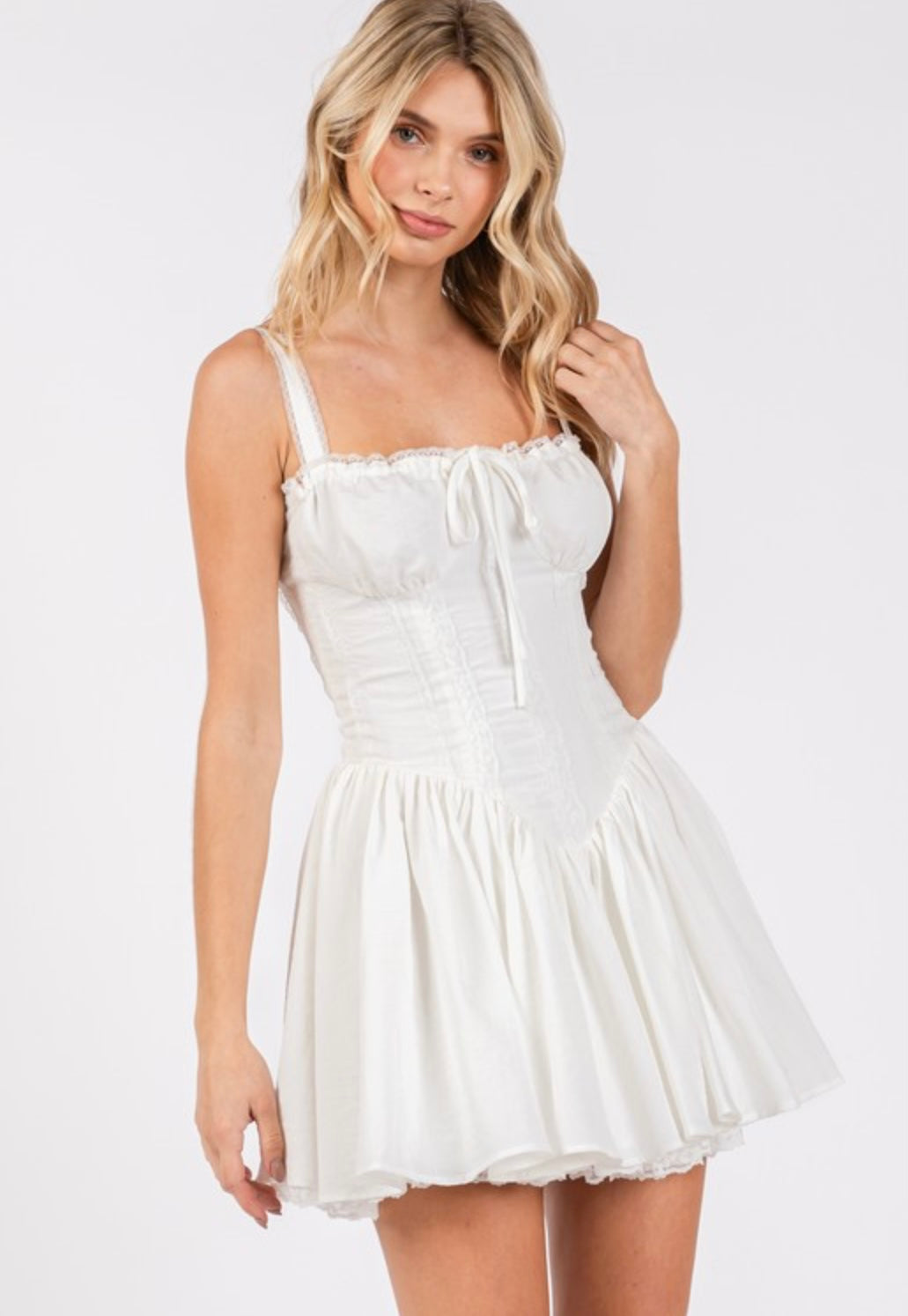 White Corset Dress