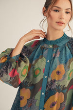 Terrific Teal Blouse