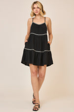 Tape Trim Dress