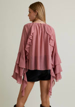 Chiffon Ruffle Blouse