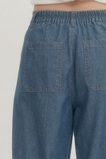 Denim Wide Leg Pants