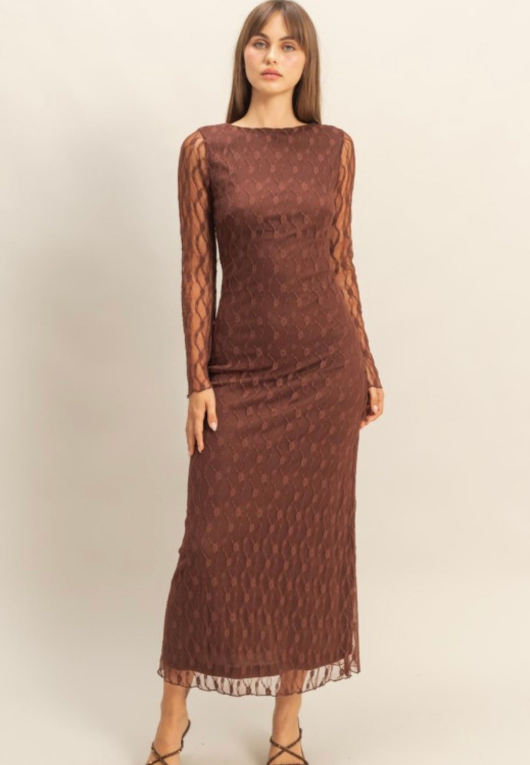 Lace Fitted Dress