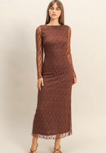 Lace Fitted Dress