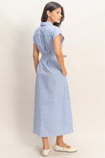 Poplin Midi Shirt Dress