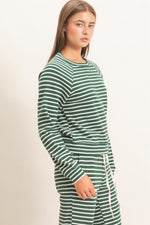 Waffle Stripe Top