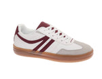 Giana Maroon Stripe Sneaker