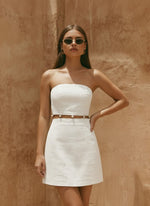 Beaded Strapless Mini Dress