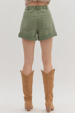 Roll-Up Hem Shorts