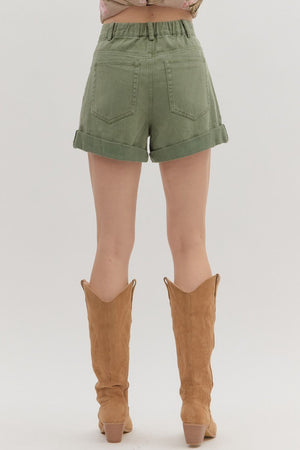 Roll-Up Hem Shorts