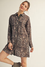 Contrast Leo Dress