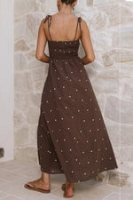 Smocked Polka Dot Midi