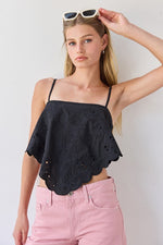 Scallop Eyelet Cami