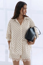 Lace Dotted Shirt