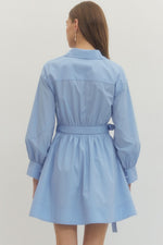 Chambray Wrap Dress