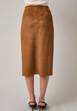 Suede Maxi Skirt