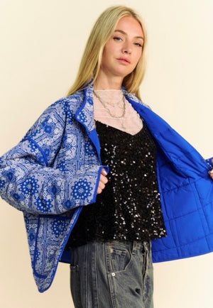 Quilted Bandana Jacket