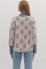 Botanical Print Sweater