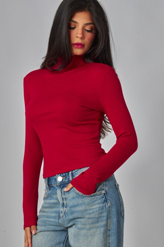 Greatest Mock Neck Top