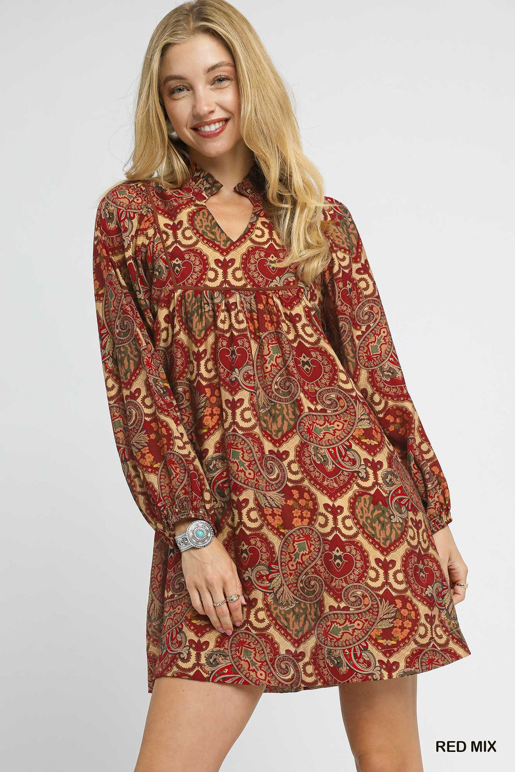 Boho Paisley Dress