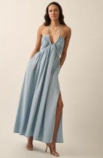 Denim Maxi Dress