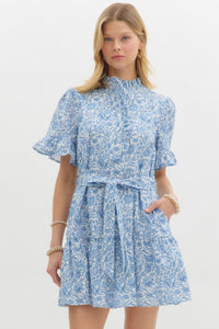 Floral Ruffles Dress