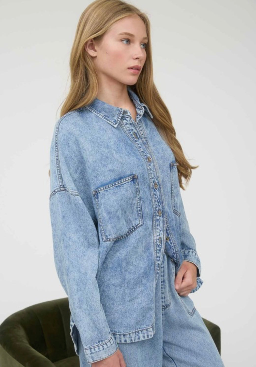 Denim Love Top