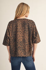 Metallic Leo Top