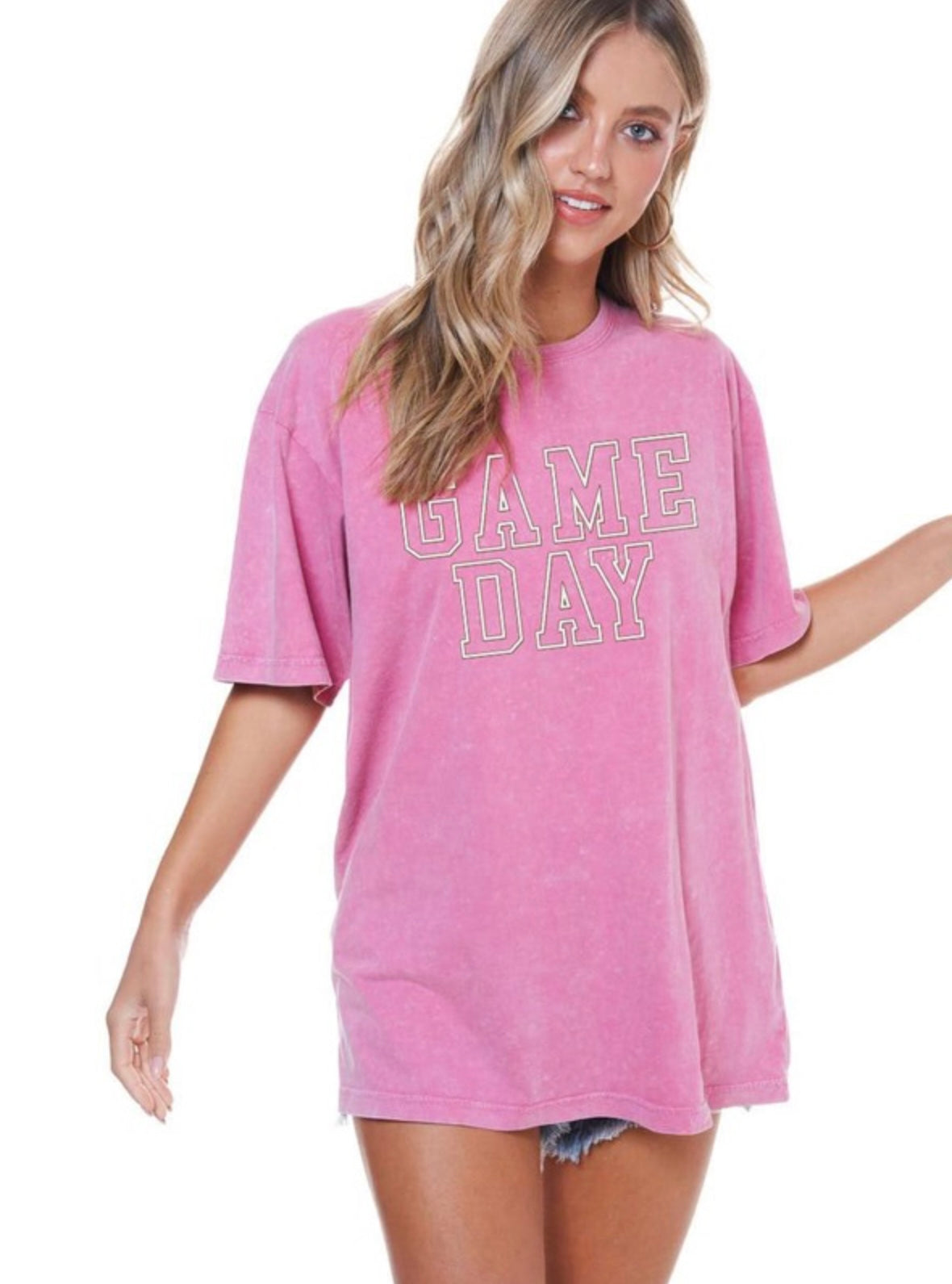 Pink Game Day Tee