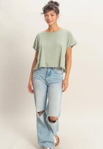 Darla Open Back Tee
