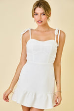 White Tweed Dress