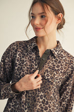 Contrast Leo Dress