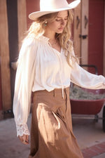 Lace Detail Blouse