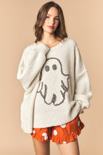 Gingham Ghost Sweater