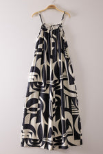 Oversized Print Jumpsuit