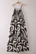 Oversized Print Jumpsuit