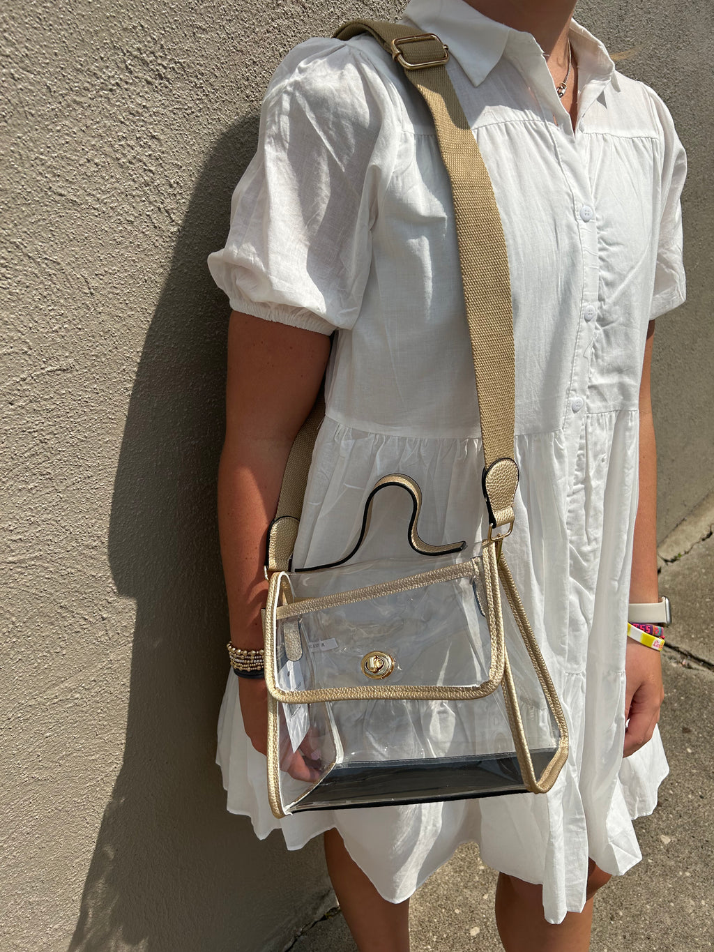 Mindy Clear Satchel