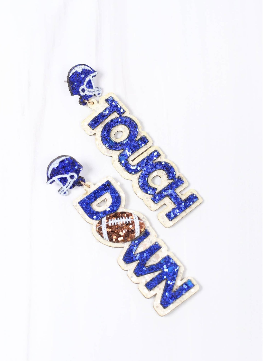 Touchdown Glitter Earring